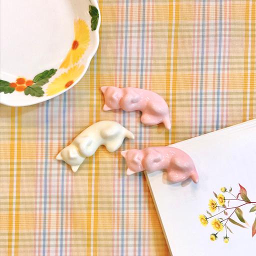 고양이 젓가락받침 2P