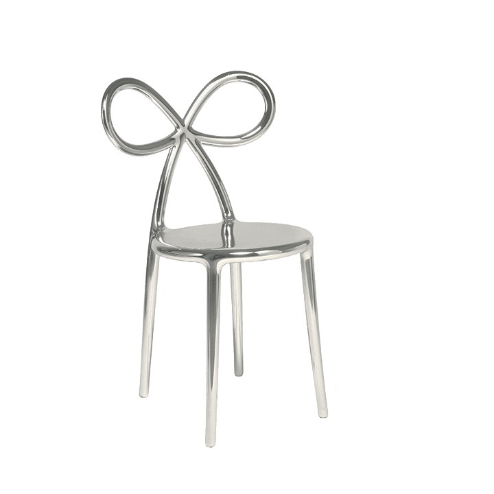 퀴부 리본 체어 실버 Ribbon Chair Silver