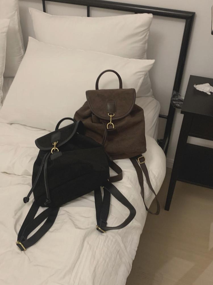 카이스 스웨이드 bagpack / 스몰 백팩