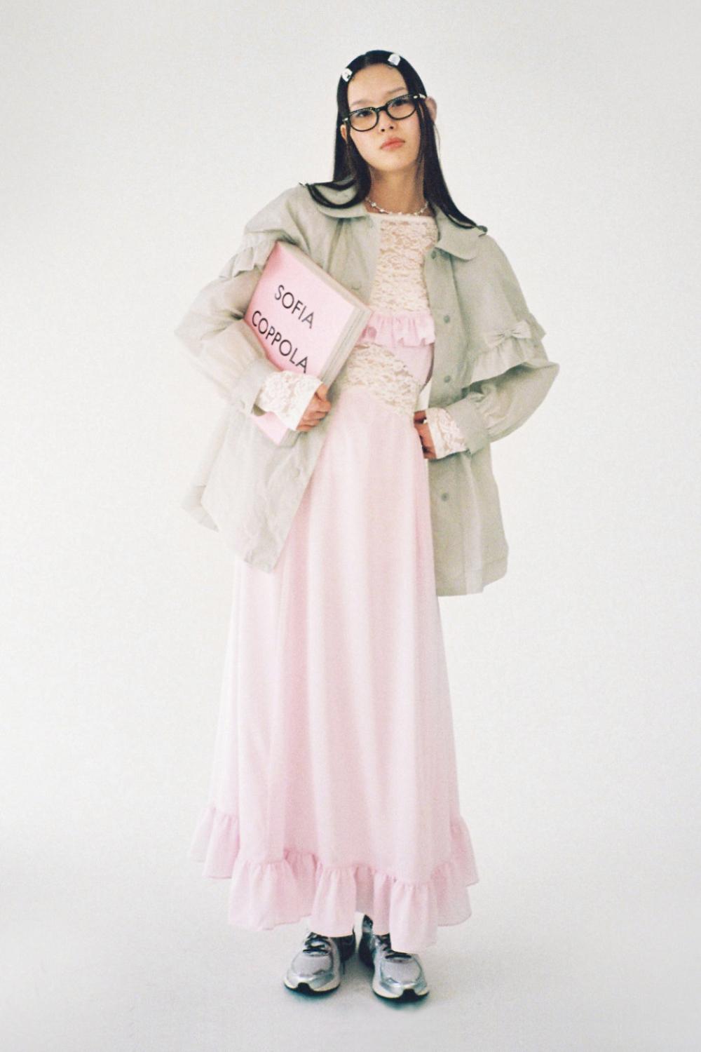 Eleanora slip dress(pink) *order-made