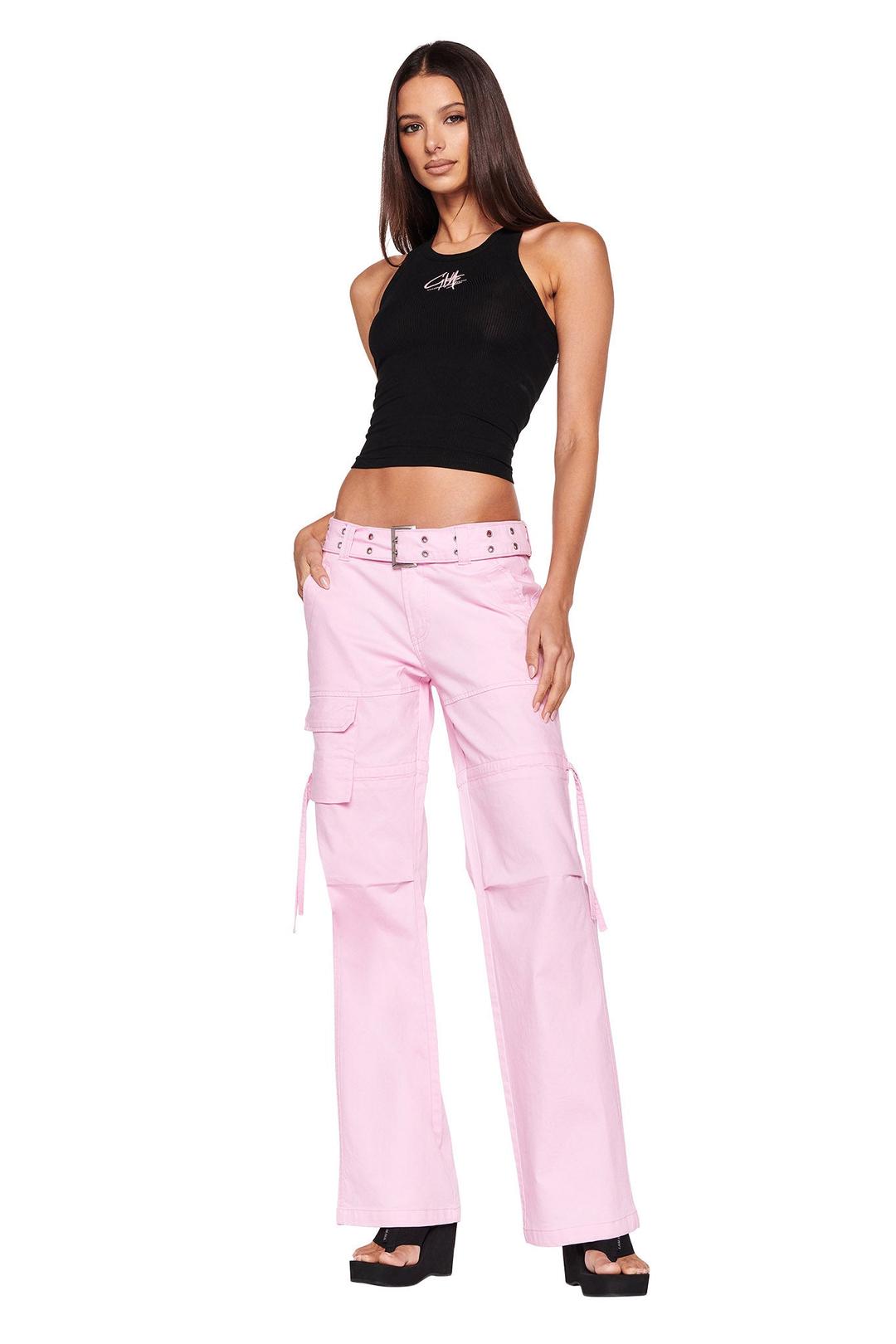 NAIMA CARGO PANT - PINK BABY