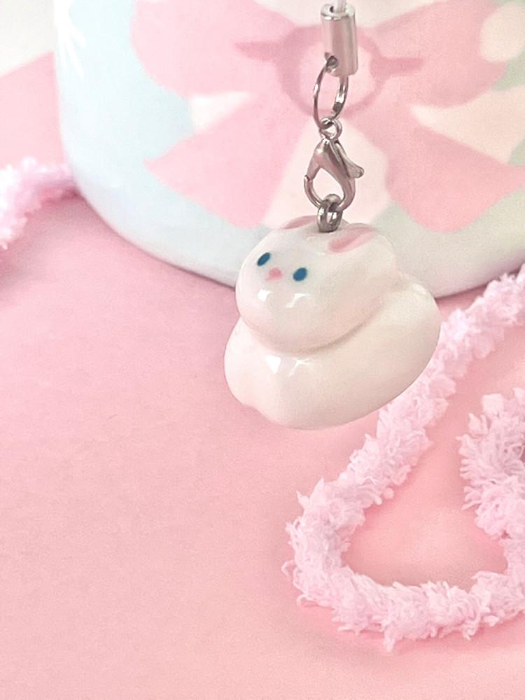 [2/28 출고 Pre-order] 하얀 토끼 키링 White bunny kering (2/20 8pm open!)