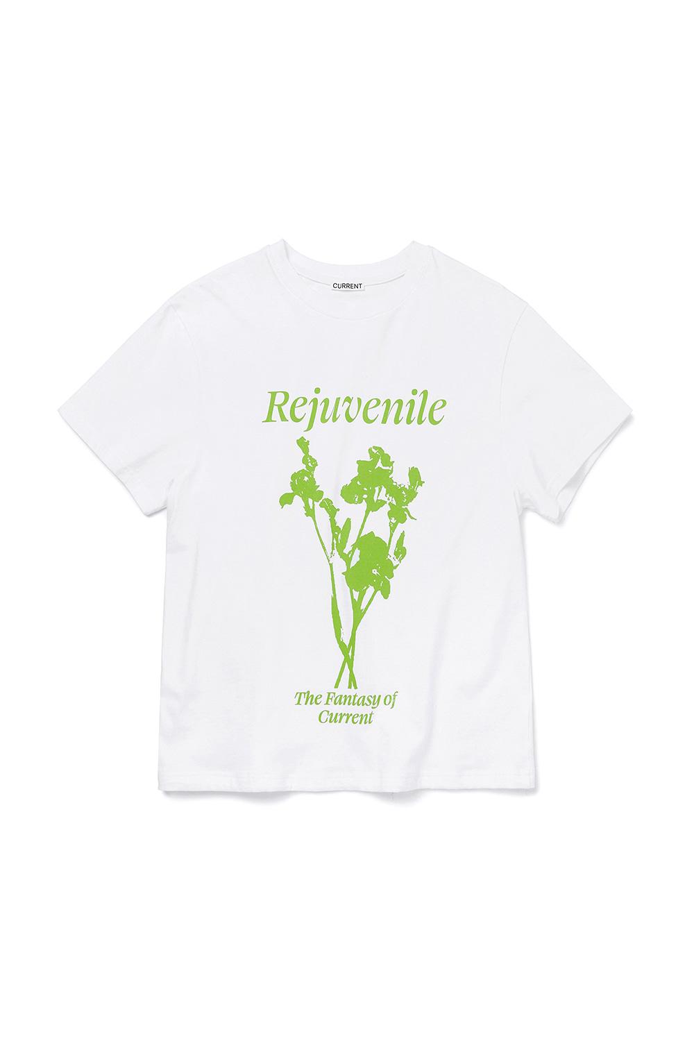 FANTASY FLOWER SHORT SLEEVE TEE KS [WHITE]