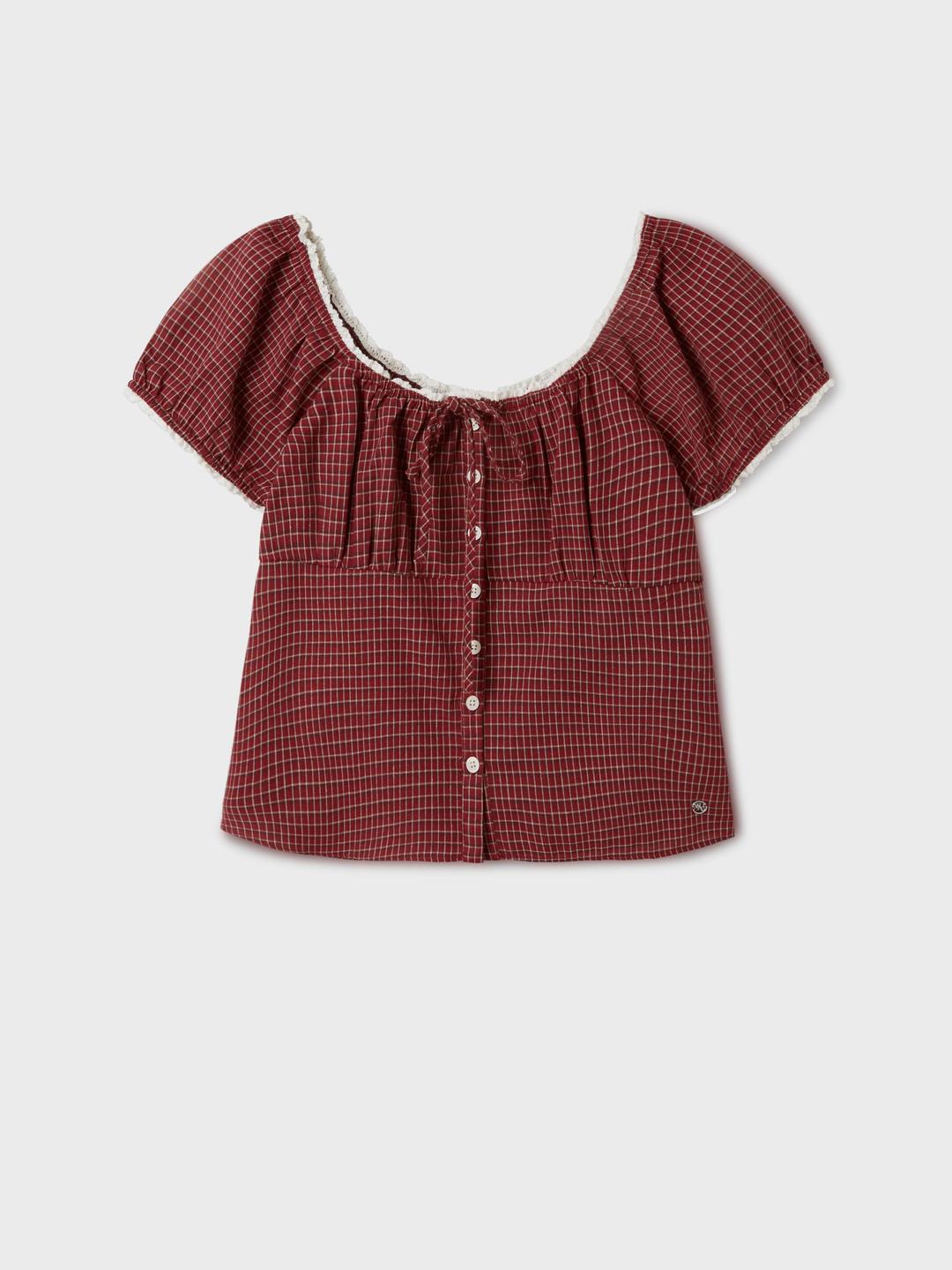 Check Patterend Blouse