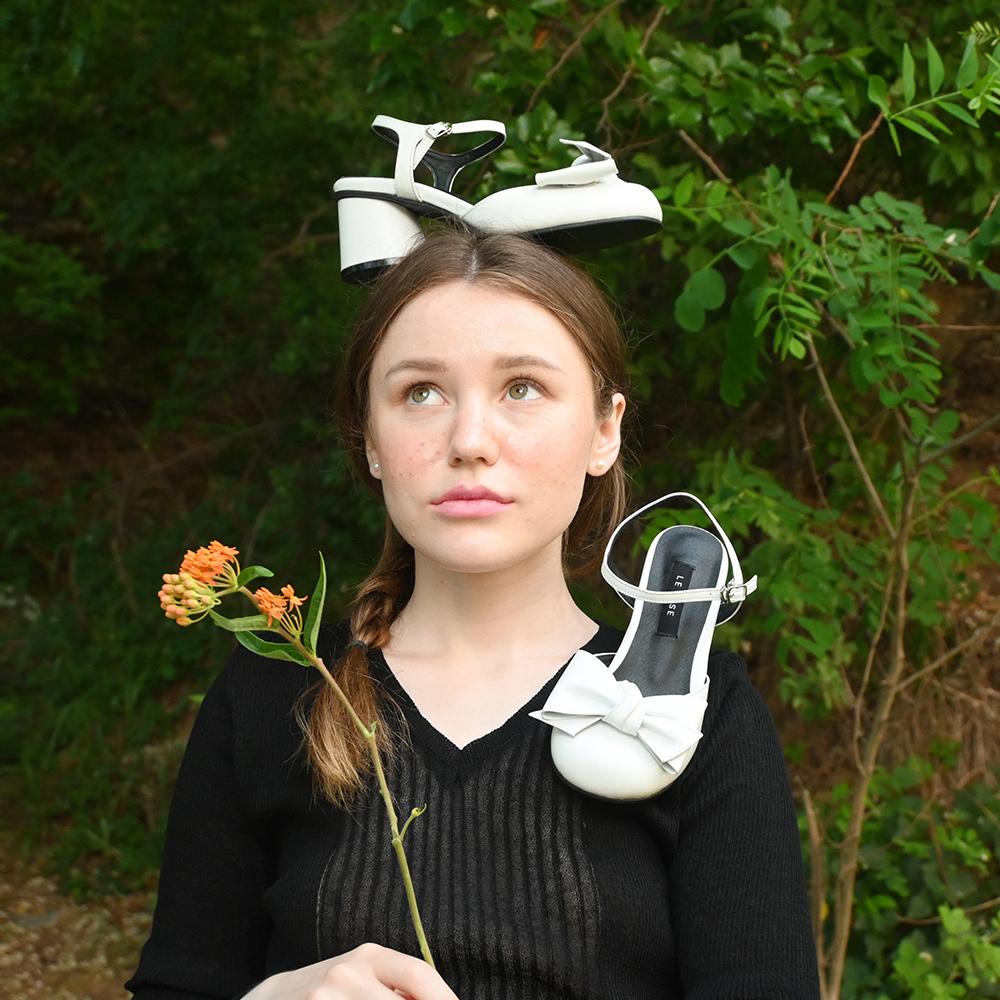 BABY SLING BACK ( WHITE )