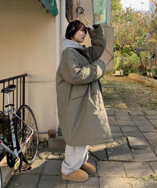 [UNISEX]도톤 겨울롱야상_러브앤드팝