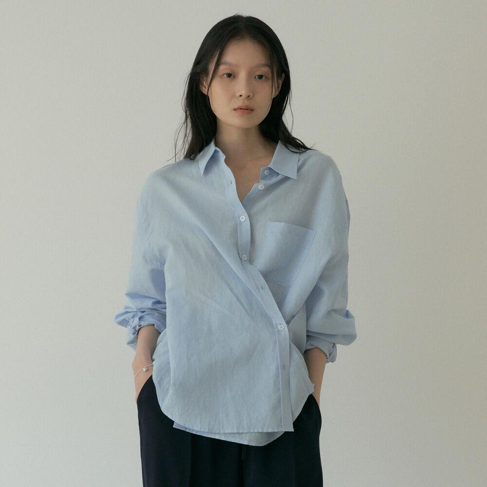 [29CM단독] linen bamboo blended shirt_4color