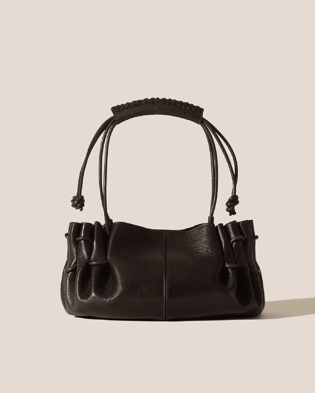 ARTA - Pleated Shoulder Bag - ebony