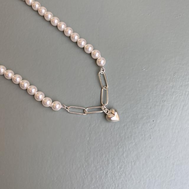 타티아나 Petit oval pearl necklace_NZ1099 - 위시버킷