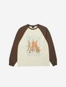 CLIQUE RAGLAN LONGSLEEVE - BROWN