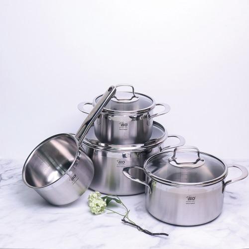 ELO 통3중 퀼른 IH 스텐냄비 4종세트 칼세트 추가증정