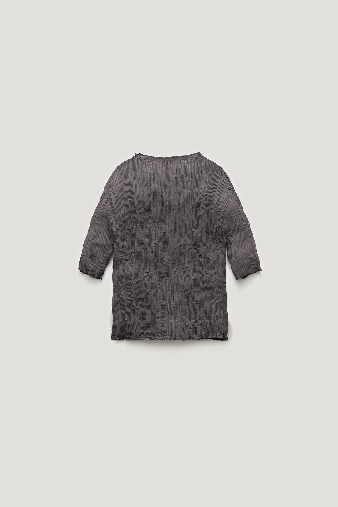 PLEATED BLOUSE_CHARCOAL / ₩128,000