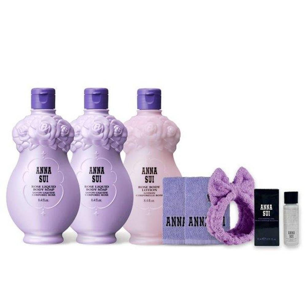 [갤러리아] 안나수이 로즈바디워시솝2&바디로션1세트[+고리수건2+세안밴드+클리어링오일]