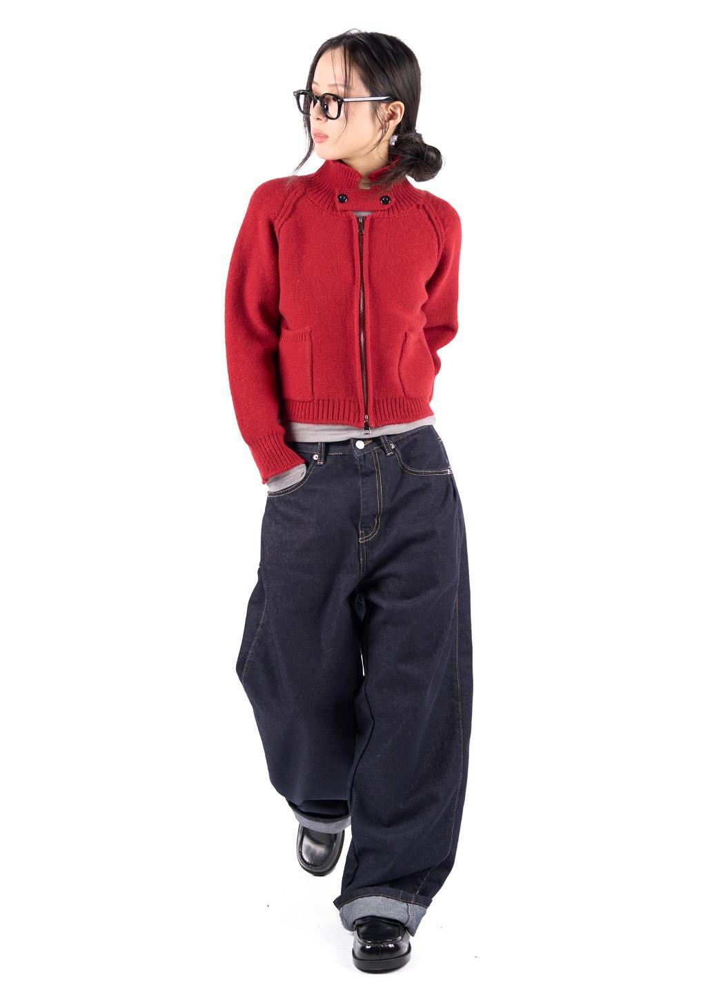 릿킴 SIDE POCKET RAW JEANS