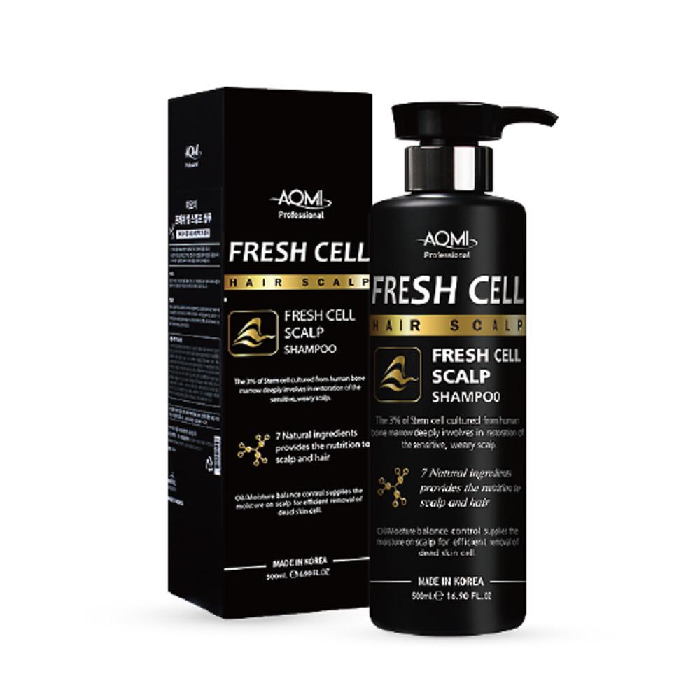 아오미 프레쉬 셀 줄기세포 샴푸 500ml/미용실샴푸