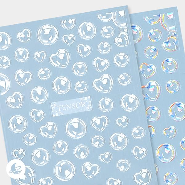 5D 비눗방울 스티커 레진 아트 공예 재료 R298