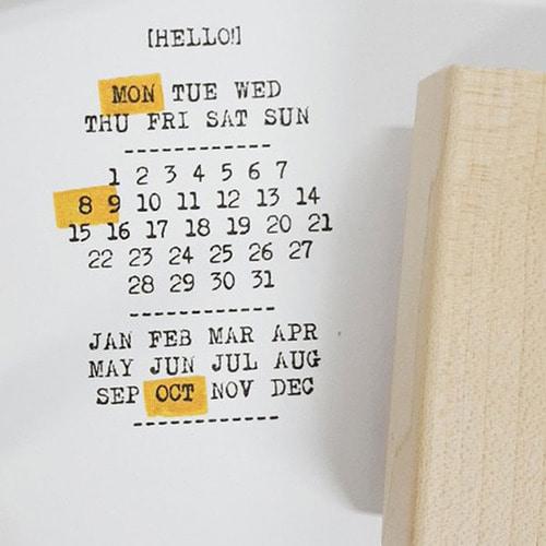 40003 달력스탬프 수동