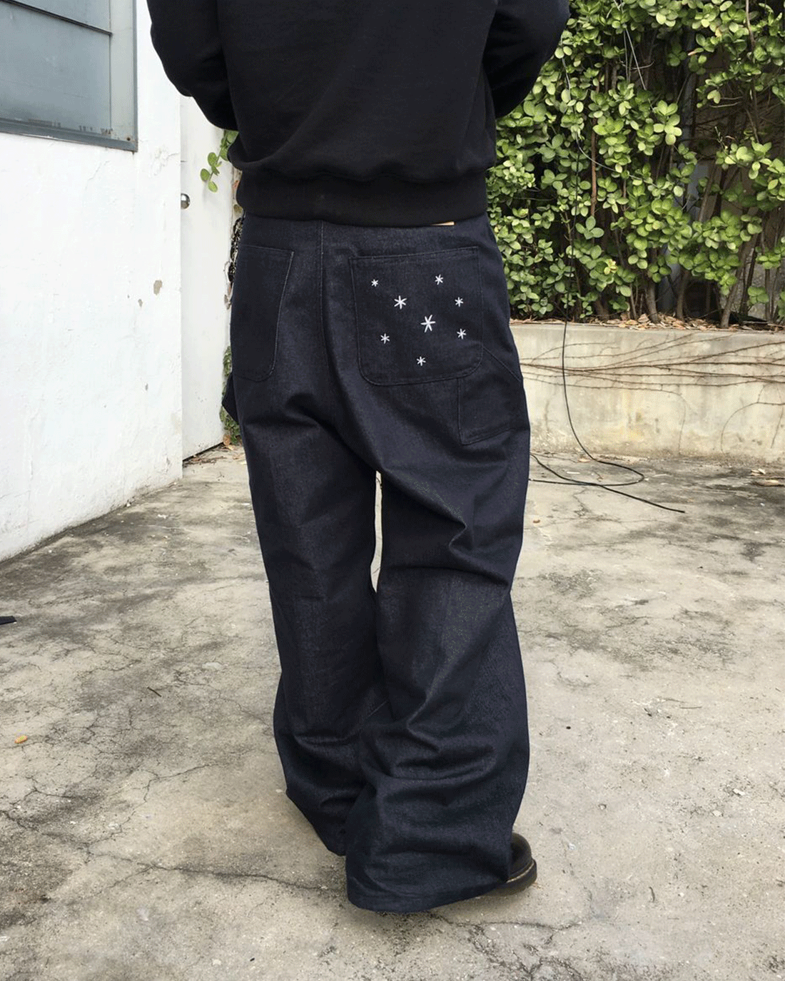 트로바 논페이드 생지 데님  2C