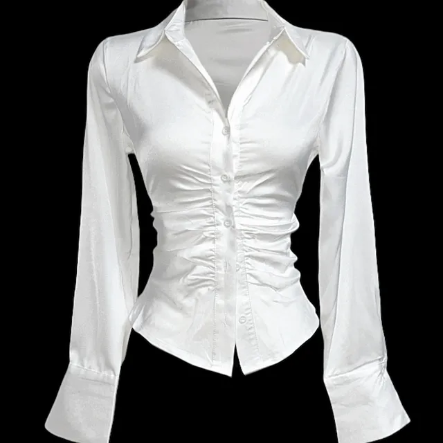 [SOULMADE] Illusion satin shirt (2color)