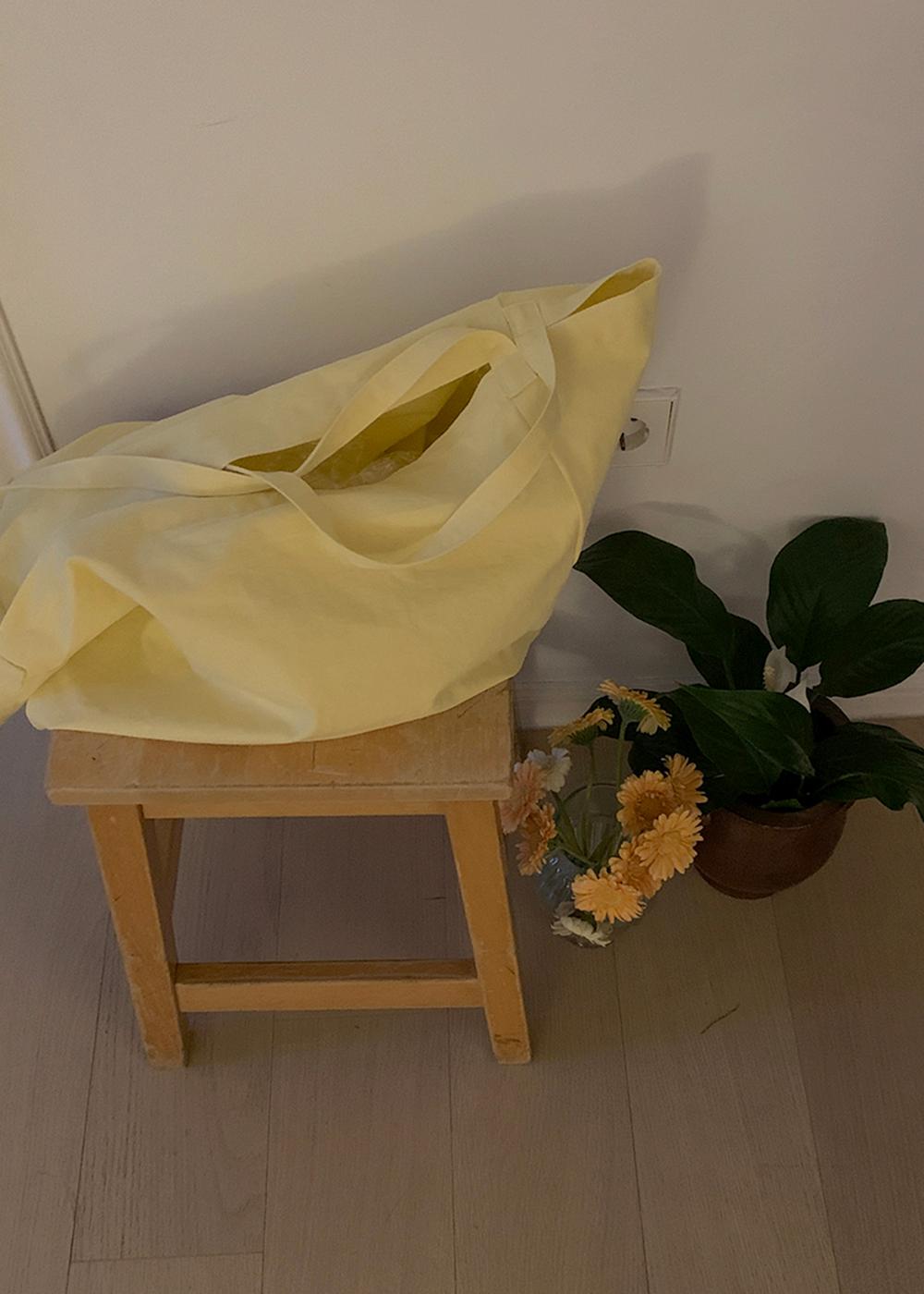 cotton big bag / yellow