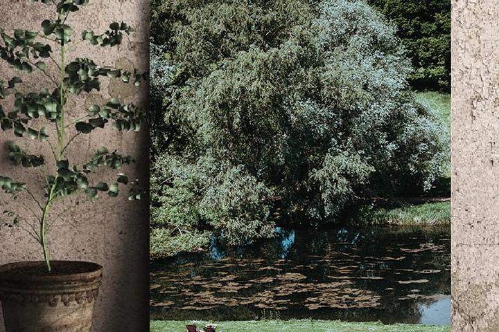 액자테이블 접이식 밥상 교자상 리버사이드 M/L