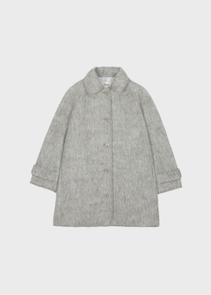 a coat cardigan (light grey)