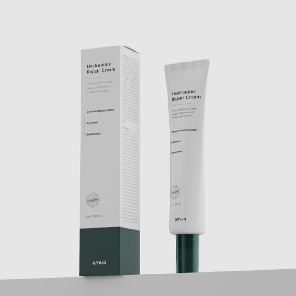 아무아 힐루틴 시카크림 피부과 레이저 점뺀후 재생 관리후 병풀 50ml