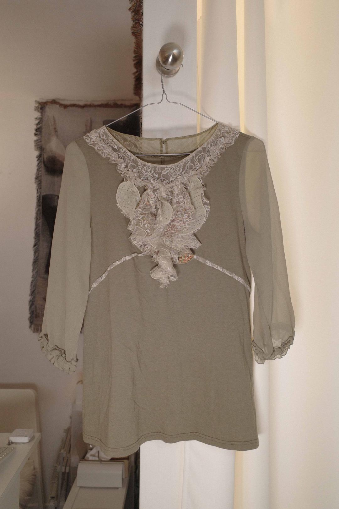 ruffle blouse