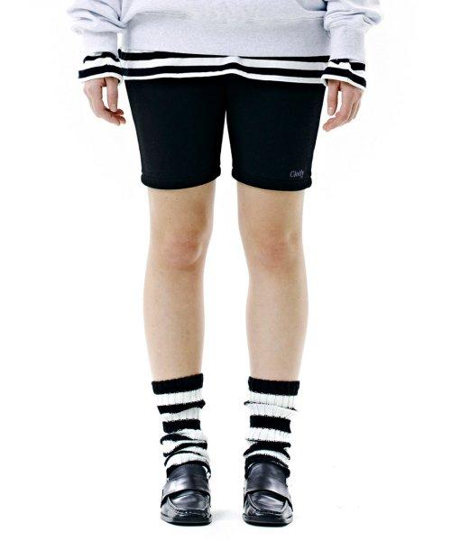 BIKER SWEAT PANTS BLACK(CY2CSFPA01A)