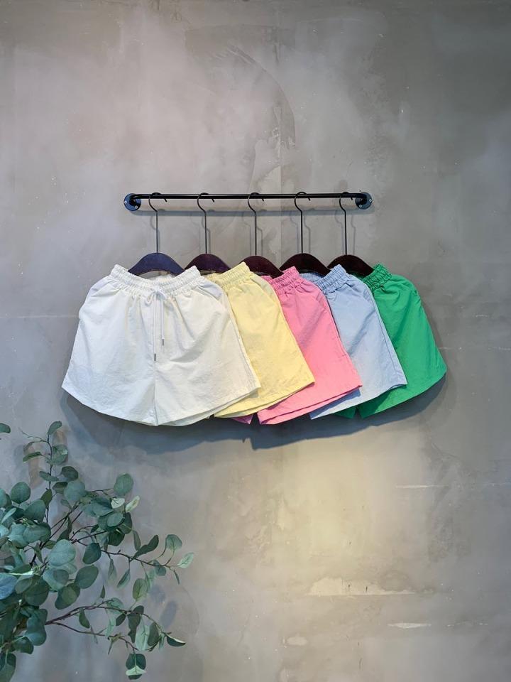 씨샵인더룸 (신상,무료배송)티프 바스락 파스텔 밴딩 반바지 5color