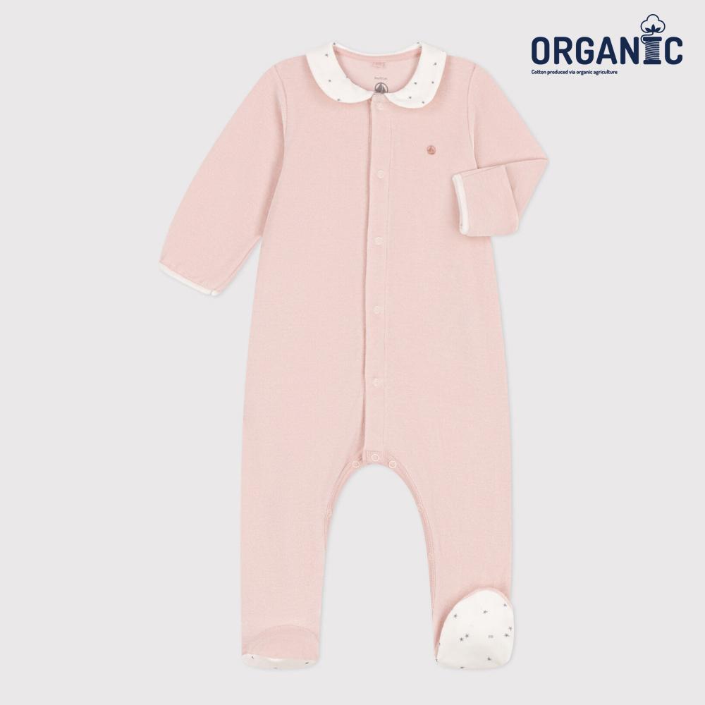 [23FW] 베이비 오가닉 벨루어 턴다운 커프 바디수트