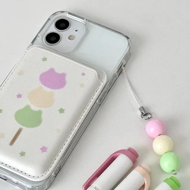 [자체제작] 당고 맥세이프 카드지갑 + 키링 케이스 세트