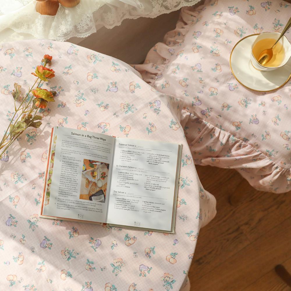 [자체제작] 러블리무드 린넨코튼원단 린넨원단 피치스모어 2종