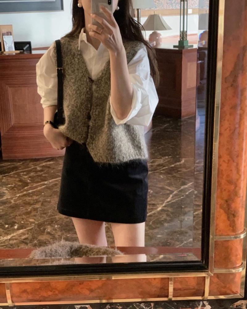 Objet 오브제 피렌체 떡볶이 니트 (3col)