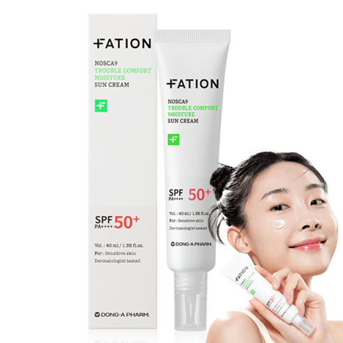 파티온 노스카나인 트러블 컴포트 수분 선크림 SPF50+ PA++++, 40ml, 1개