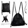 칙 Chik 스트링 백팩 로프 복조리 크로스 슬링백 무지 블랙 가방 파우치 로프백 string back pack 복조리백팩 가벼운백팩 크로스백팩 운동가방 신발가방 방수