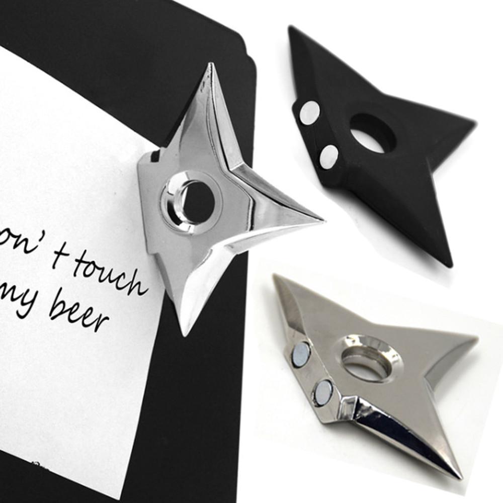 젠카 표창 냉장고자석 마그네틱 자석 2개 세트 귀멸의칼날 닌자고 나루토 오버워치 무기