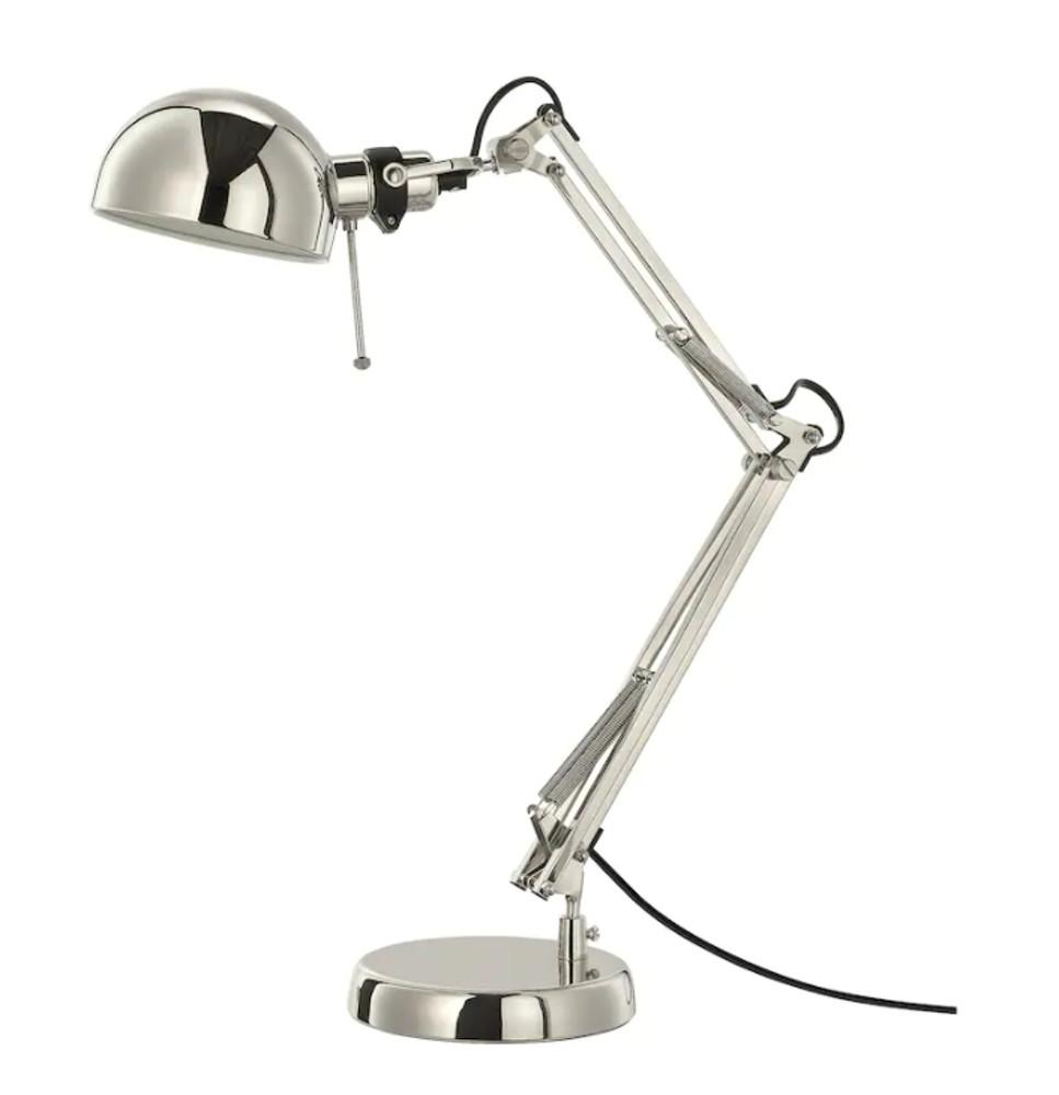 이케아 FORSÅ 포르소 독서등 니켈 도금 502.839.16