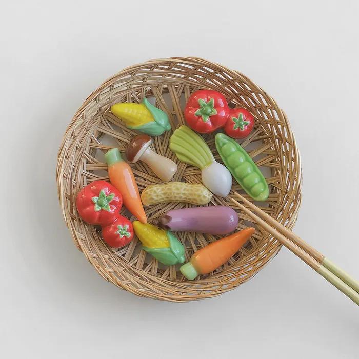 [소로이샵] 텃밭 야채 젓가락 받침대 8type