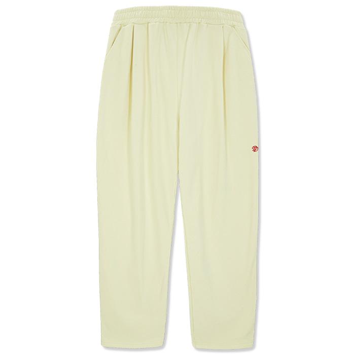 DD 핀턱 와이드 팬츠 크림