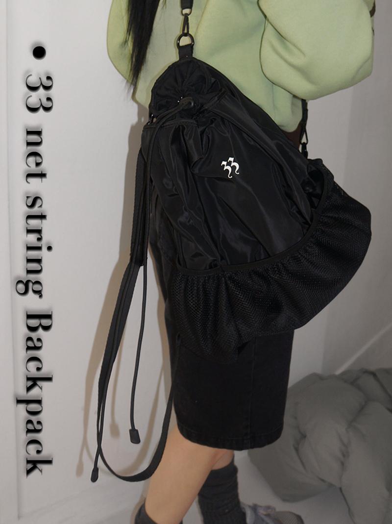 33 NET STRING BACKPACK (gray / black)