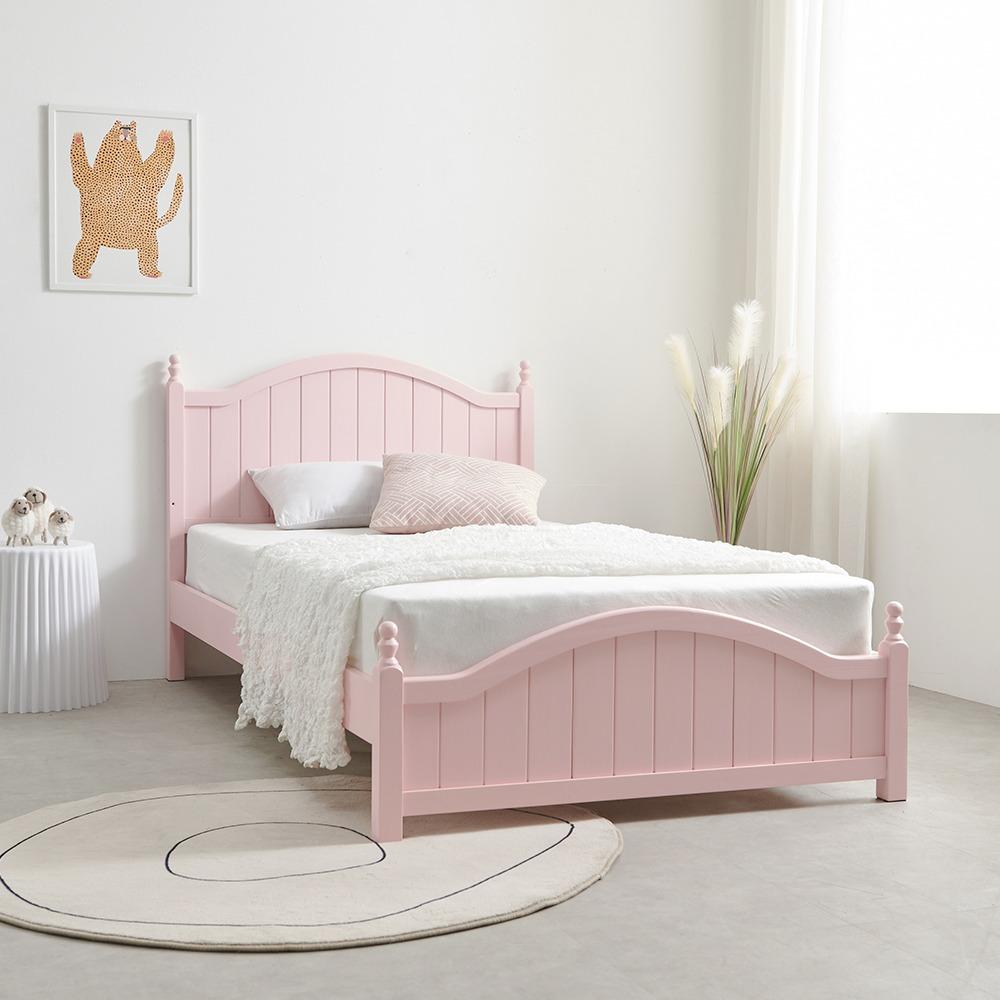 [쓱특가] 밀라 원목 침대 프레임 SS