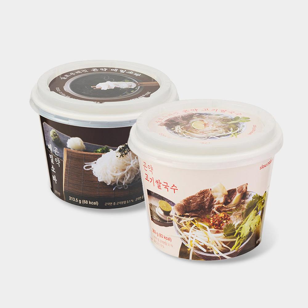 슬로우래빗 곤약 면 2종 메밀 소바 쌀국수