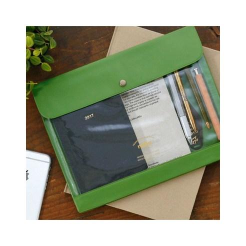 [nahe] 다용도 PVC 수납 파우치 멀티파일 A5 - 지갑 | 쿠팡