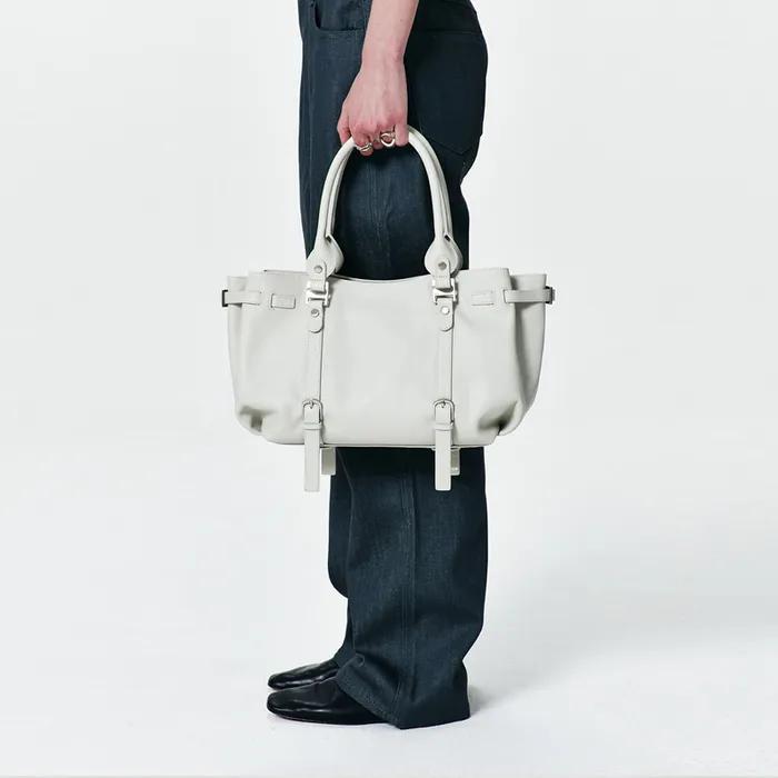 Ruskin tote bag_white grey
