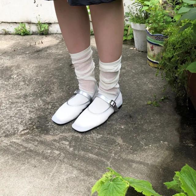see-through golgi socks (3color) / 시스루 골지 삭스