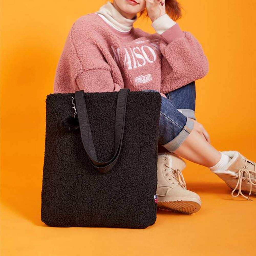 손예진에코백 차정원 가방 제니보부상가방 데일리 명품 뽀글이 양털 숄더백 여대생가방