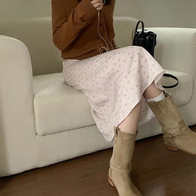 Balentine flower skirt (연핑크)