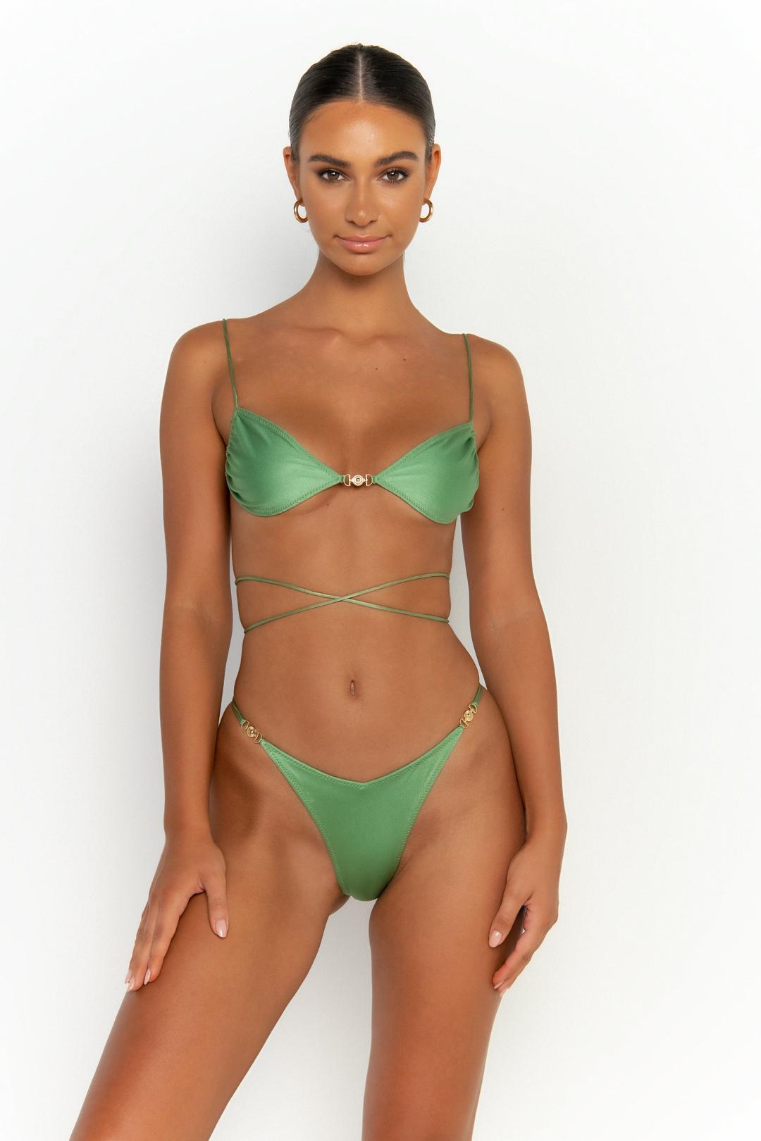 ELLA Maltese - Bralette Bikini Top - XS / Maltese / Bralette