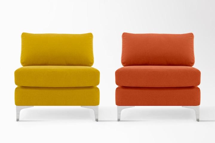 [5%쿠폰] 1인용 아쿠아 패브릭 쇼파 버즈니아